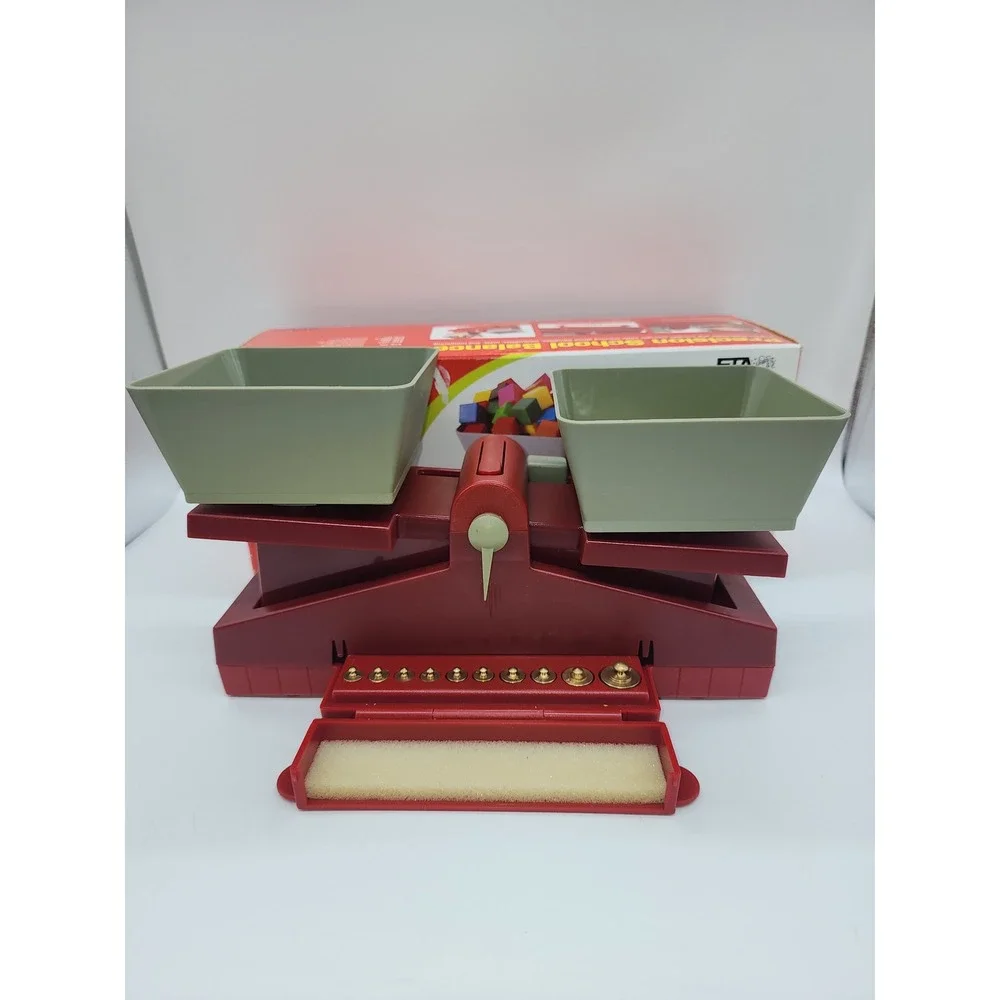 ETA Cuisenaire Precision School Balance 410B Educational Science Math Scale Set